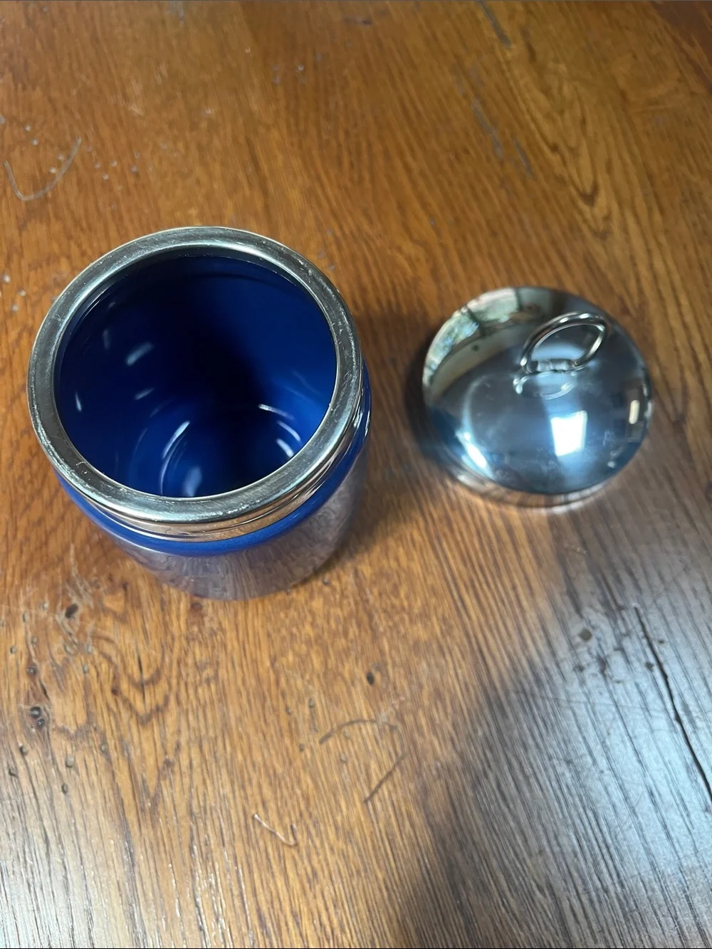 Cobalt Blue Williams Sonoma Double Egg Coddlers - Set of Two